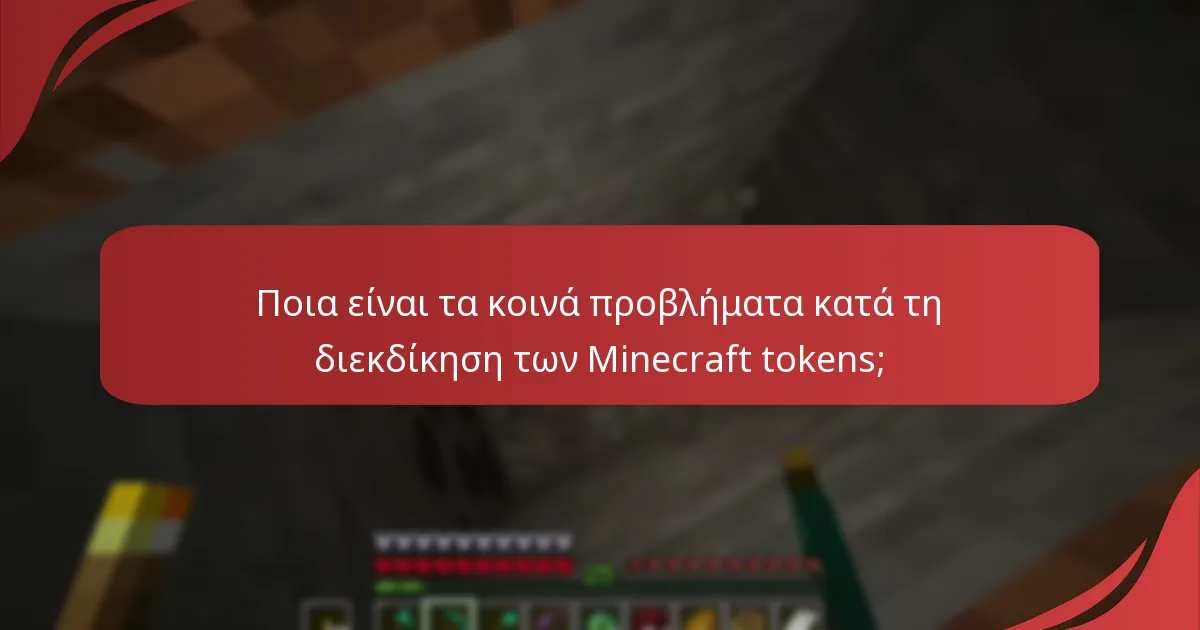 Ποια είναι τα τυπικά μηνύματα σφάλματος που συναντώνται κατά τη διάρκεια των διεκδικήσεων tokens;